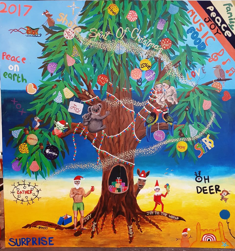 Spirit Of Christmas Mural