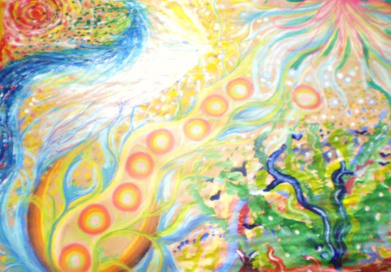 ‘River of Life’ Segments of Group Art Work