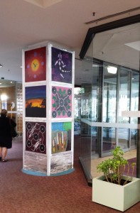 Monash Medical Column Art Project 2